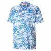 CaddiesShack Cobra Puma Tech Pique Botanical Golf Polo