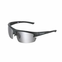 Hireko Tour Gear Men's Semi-Rimless Sunglasses - Matte Black