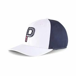 Cobra Golf Puma Juniors Pars And Stripes Snapback Golf Cap