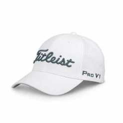Hireko Titleist Golf Tour Elite Fitted Hat - White/Charcoal