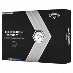 Callaway 2022 CHROME SOFT X Dozen Golf Balls - White
