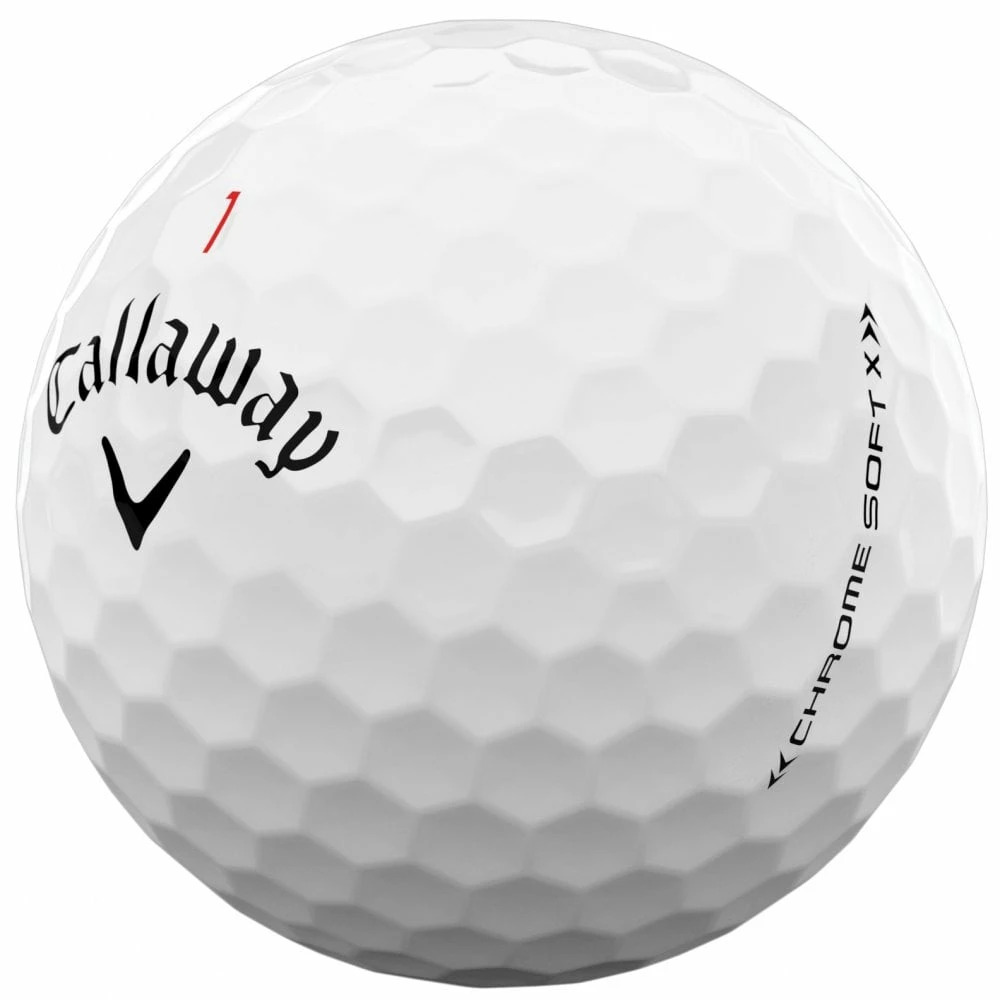 Callaway 2022 CHROME SOFT X Dozen Golf Balls - White - Image 2