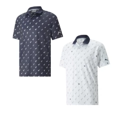 Cobra Golf Puma Men's Mattr Egrets Golf Polo