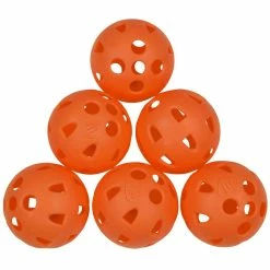Masters Airflow XP Practice Balls Orange Pack 6