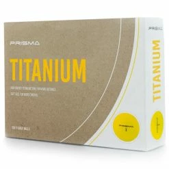 Masters Prisma Titanium Ball Box 12 - Yellow