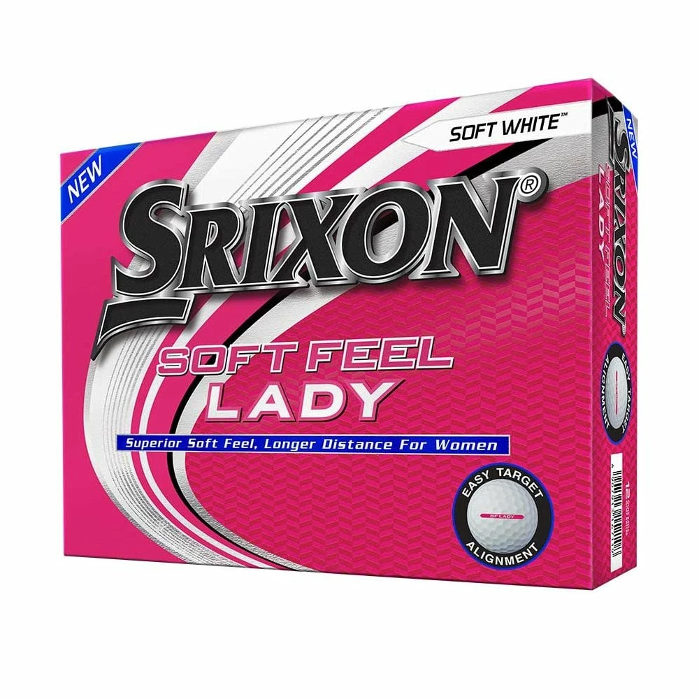 Srixon Lady White Soft Feel Golf Balls (7) - Dozen