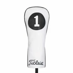 Titleist White/Black Leather Driver Headcover